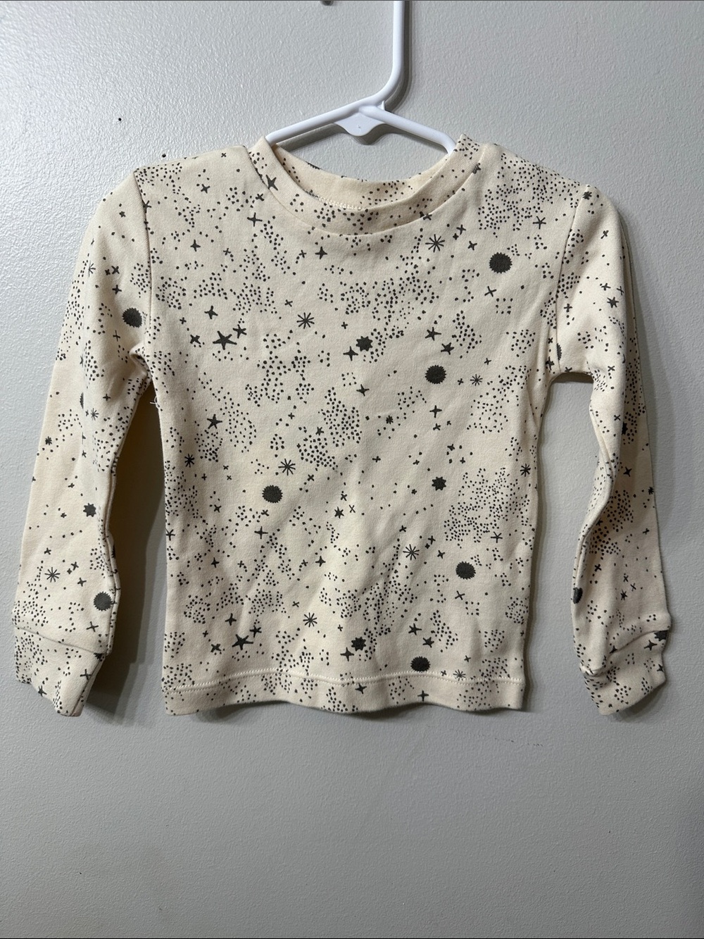 Rylee + Cru Starburst Pajama Top 18-24M Cream Natural NWT
